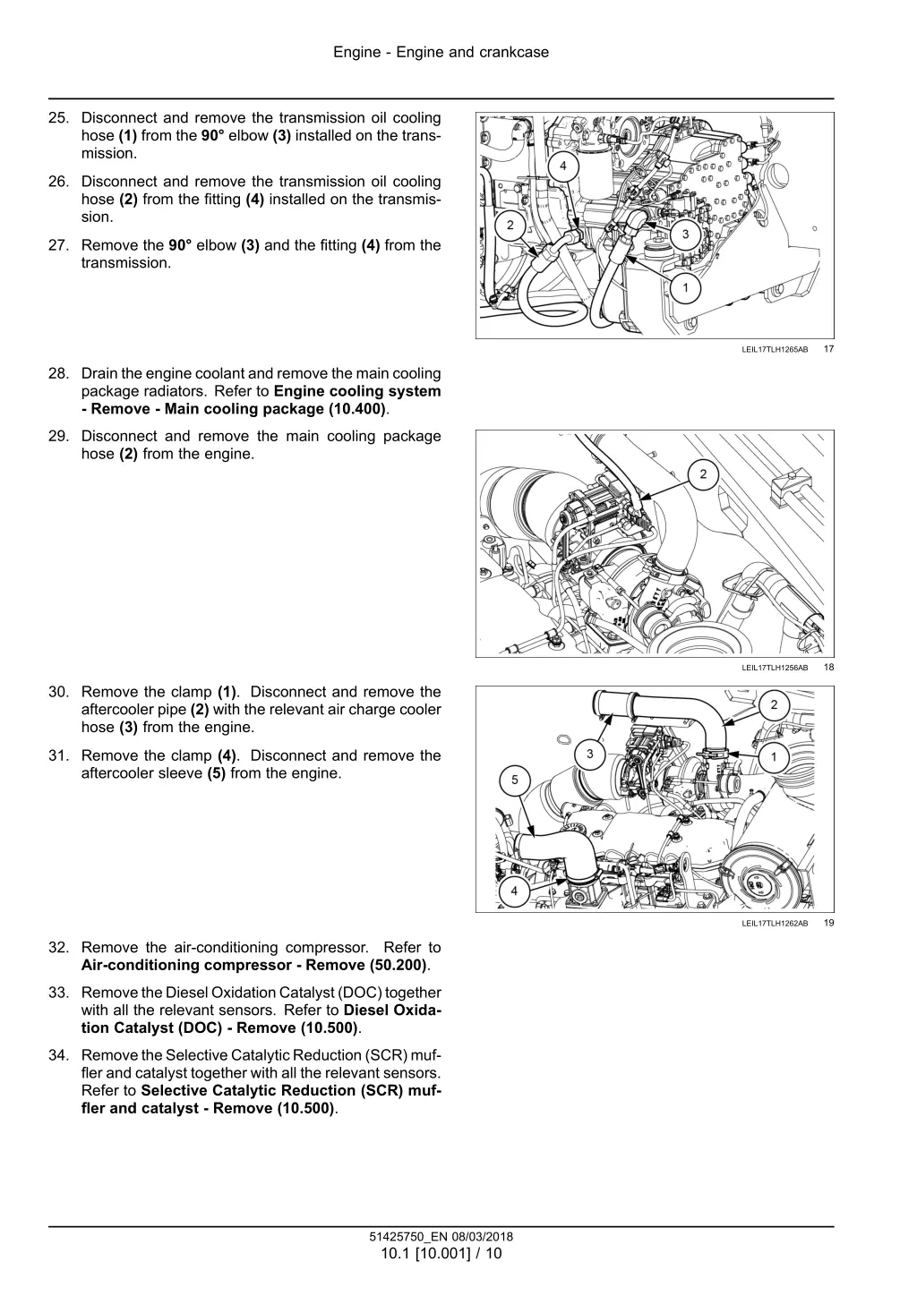 engine engine and crankcase 5