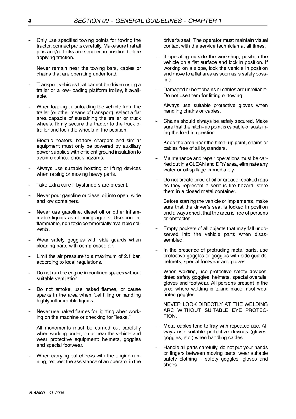section 00 general guidelines chapter 1 3