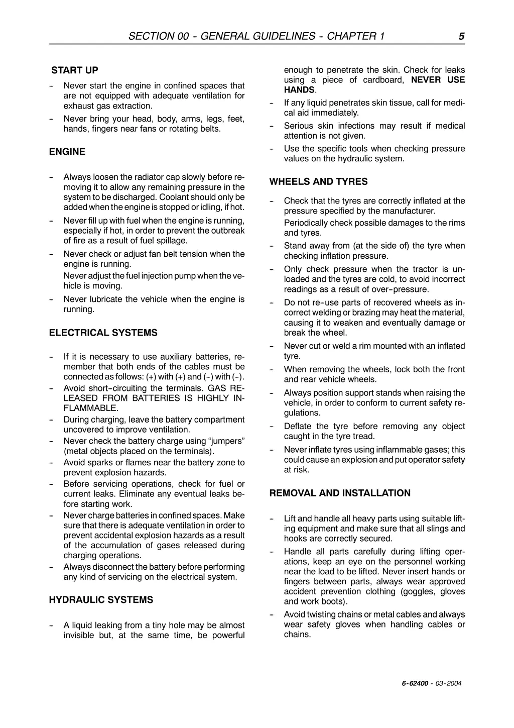 section 00 general guidelines chapter 1 4