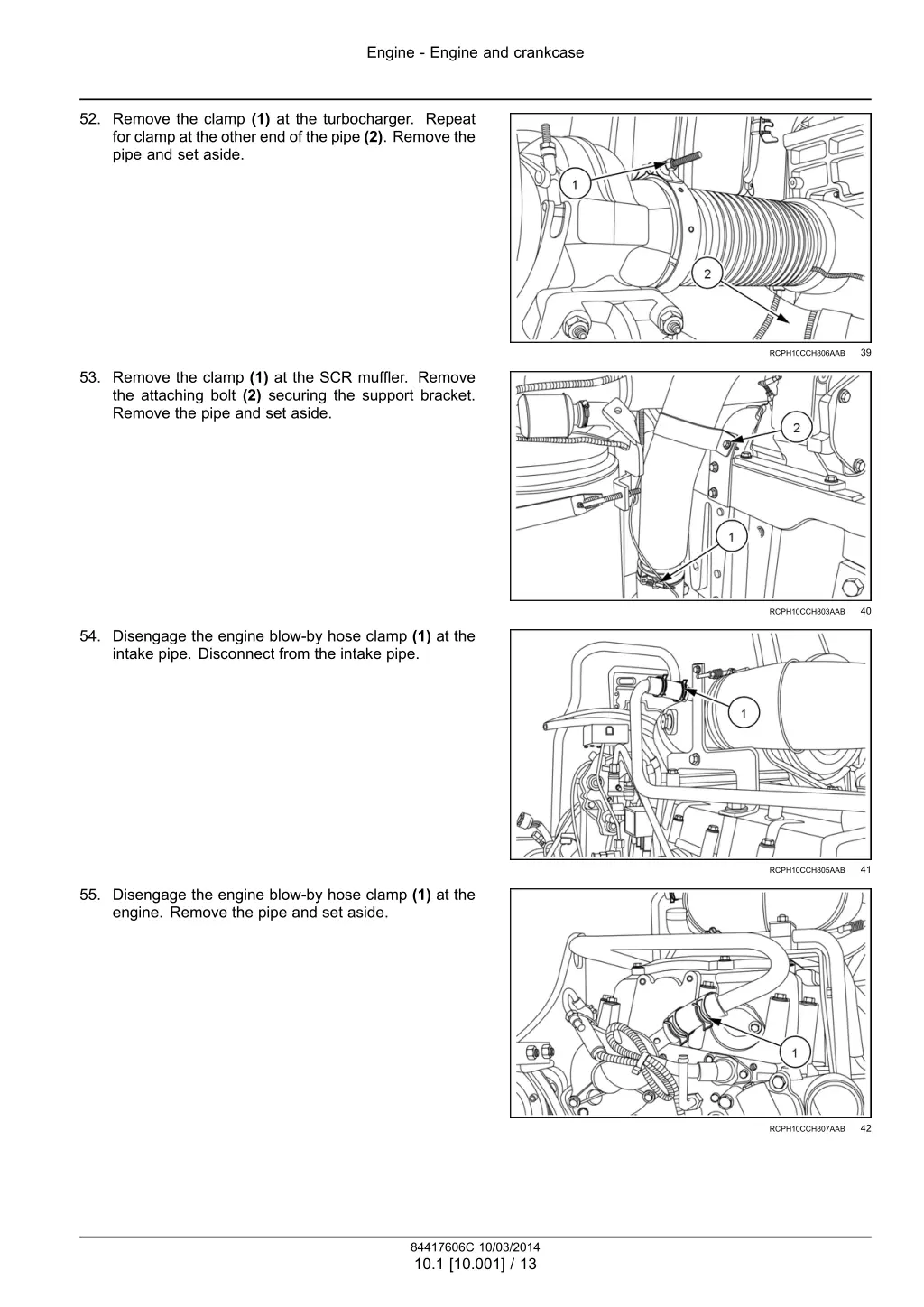 engine engine and crankcase 10