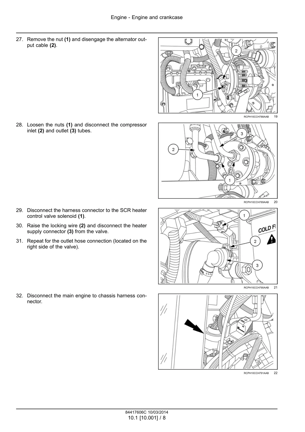 engine engine and crankcase 5