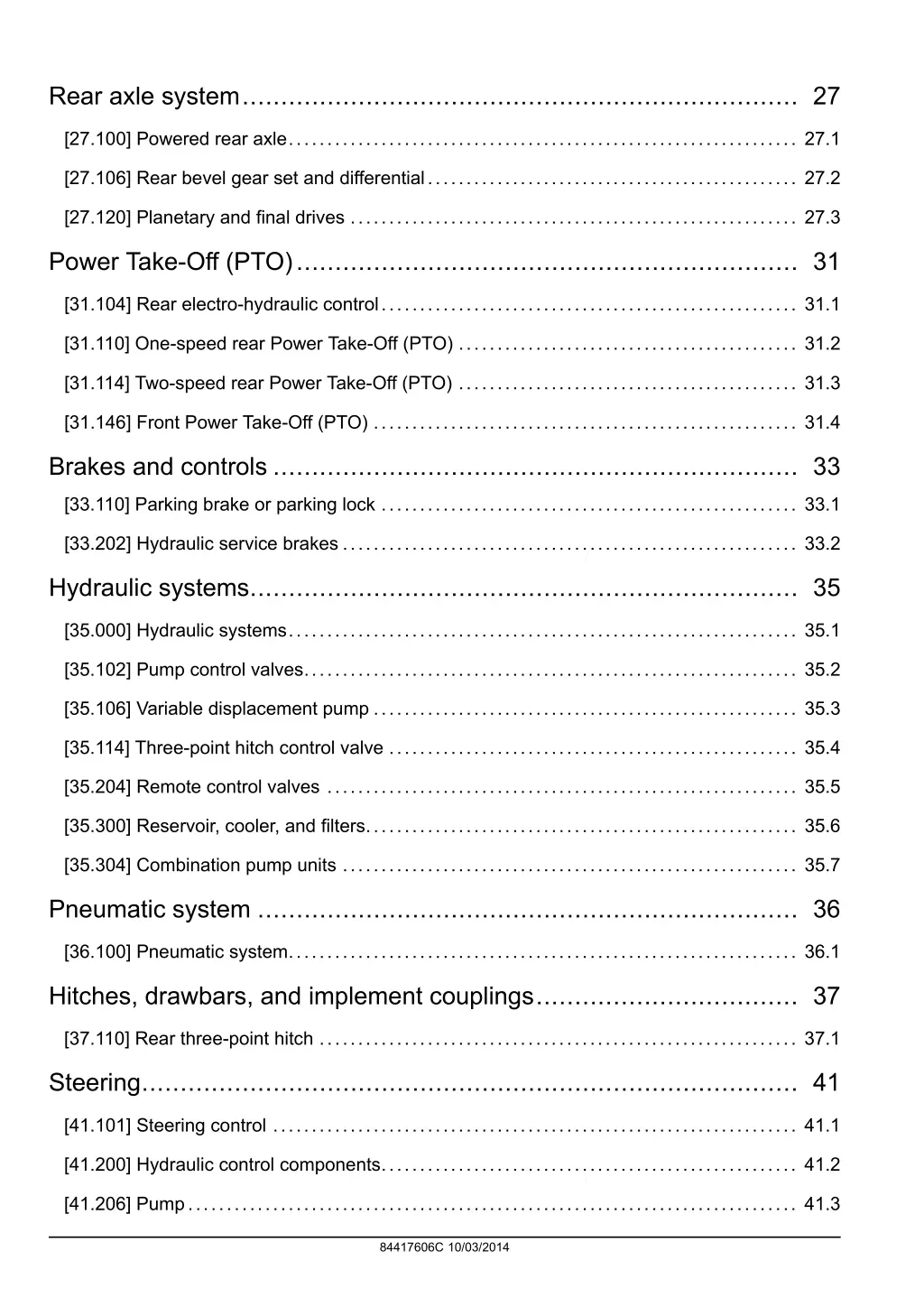 rear axle system 27
