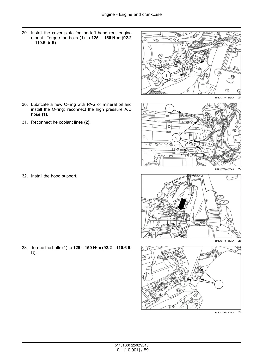 engine engine and crankcase 14