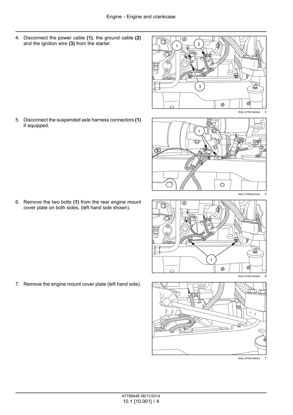 engine engine and crankcase 1