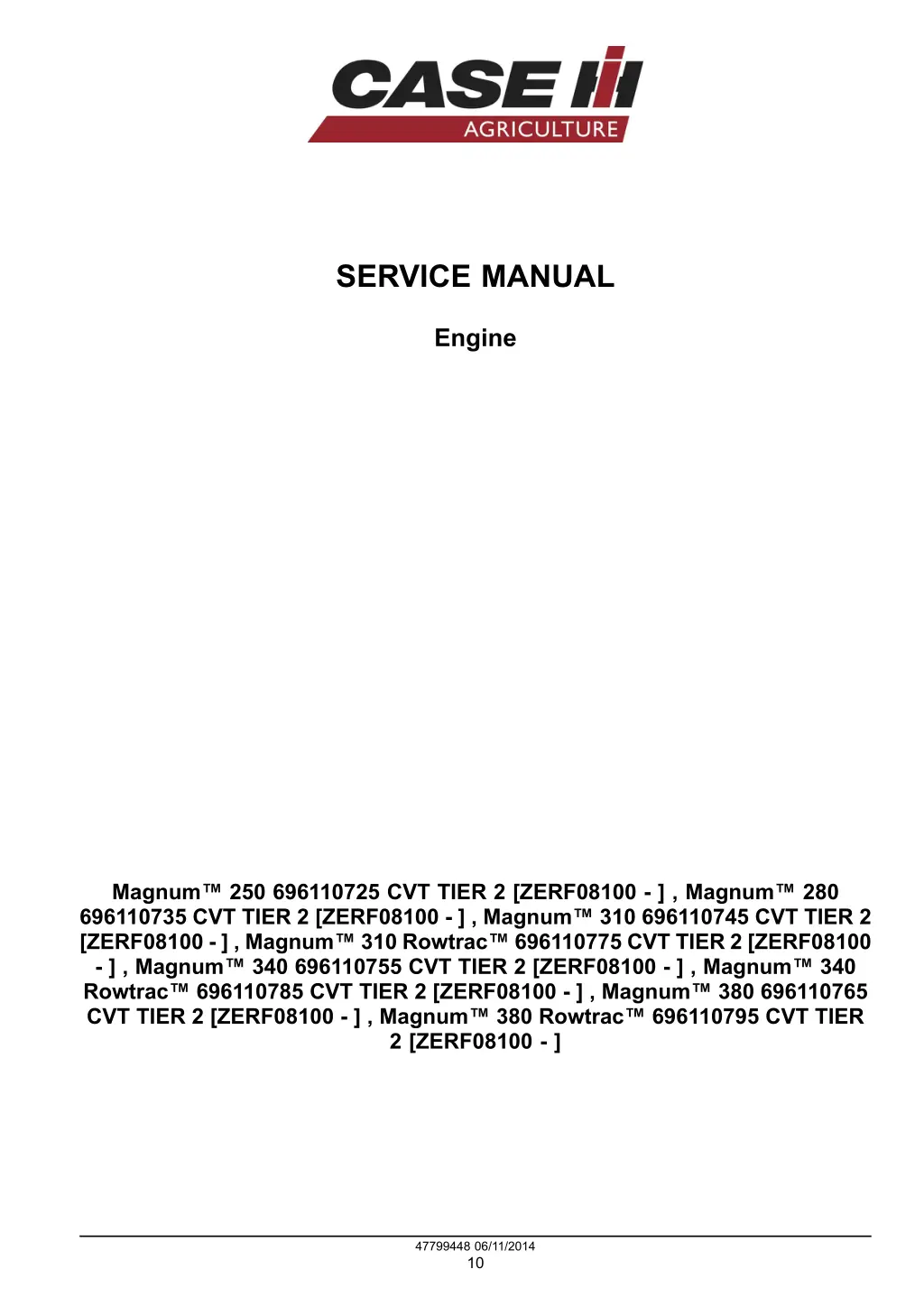 service manual 1