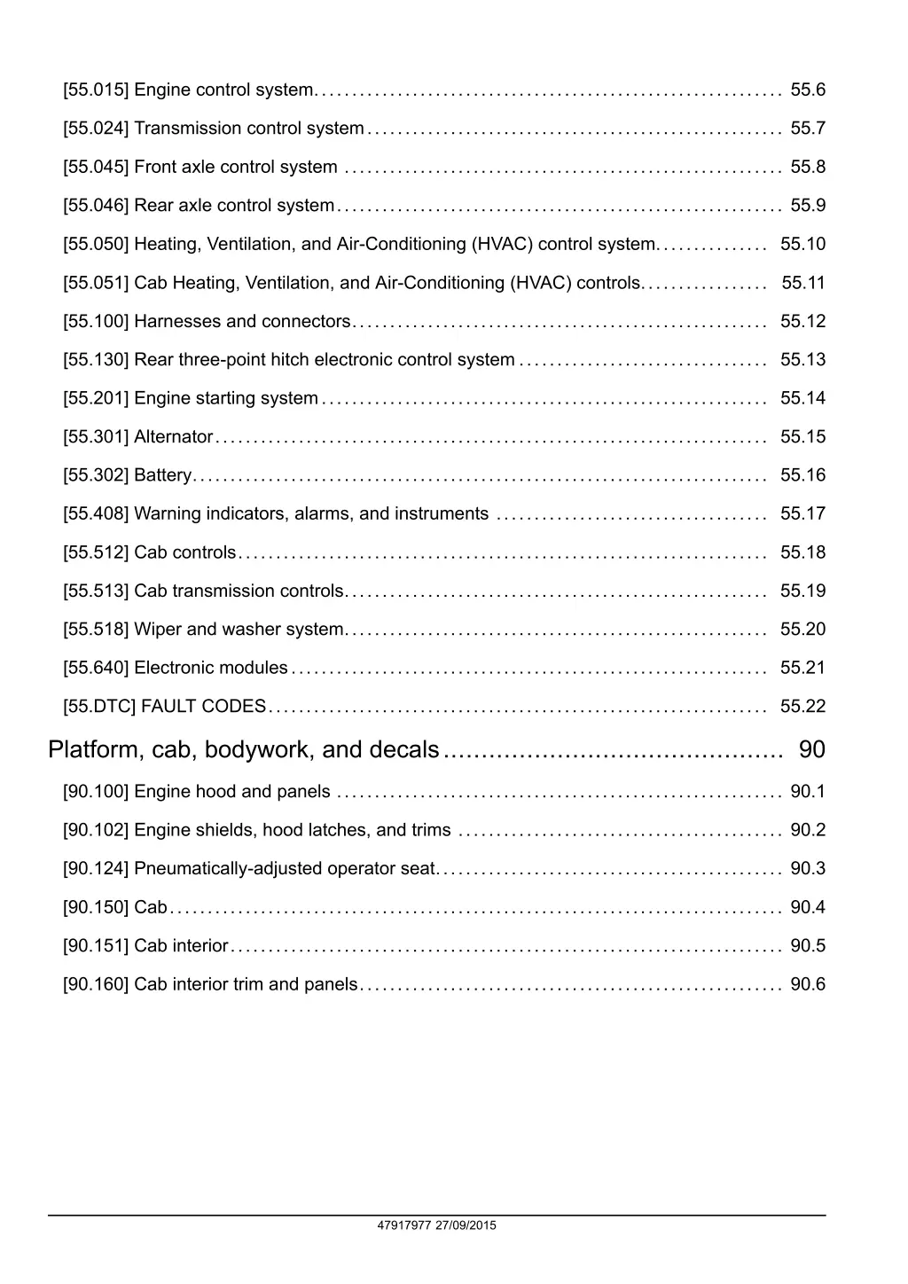 55 015 engine control system 55 6