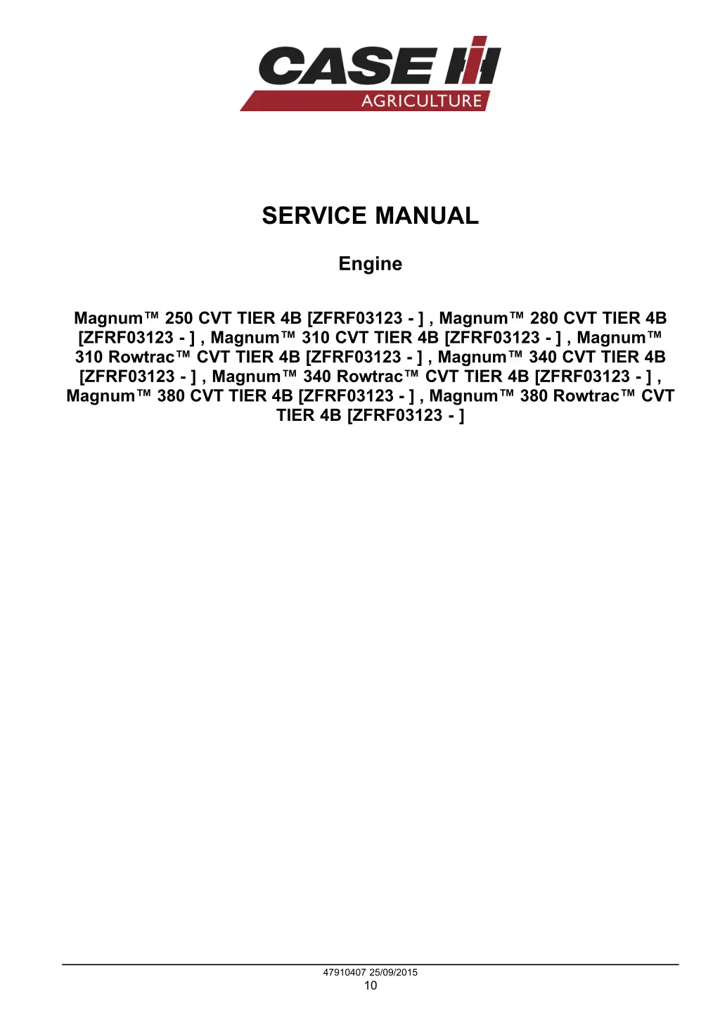 service manual 1
