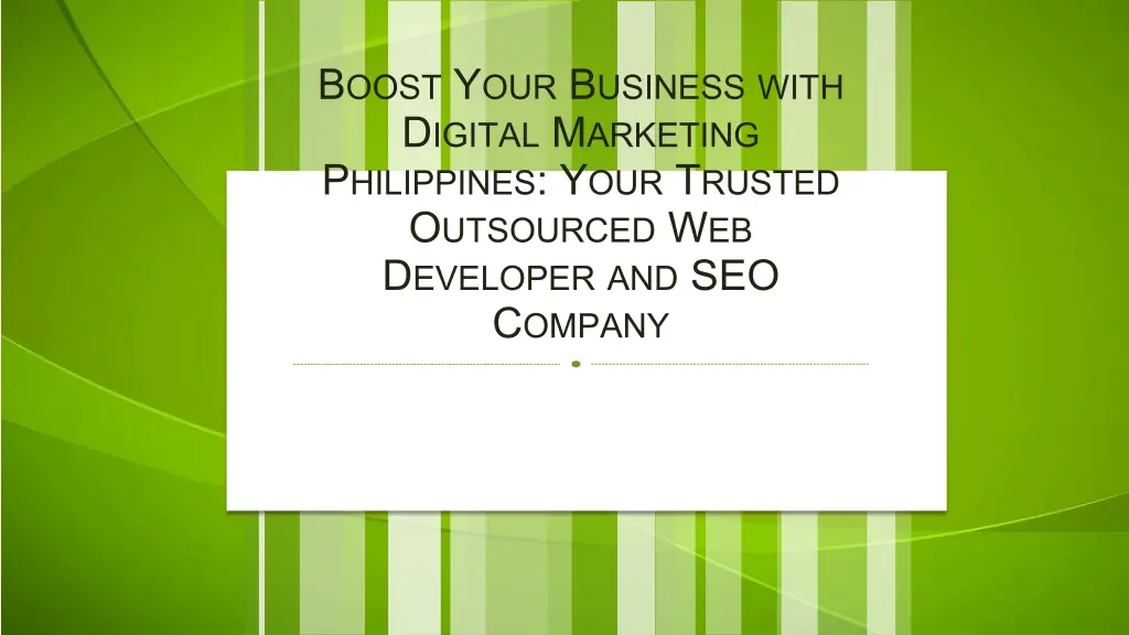 b oost y our b usiness with d igital m arketing 1