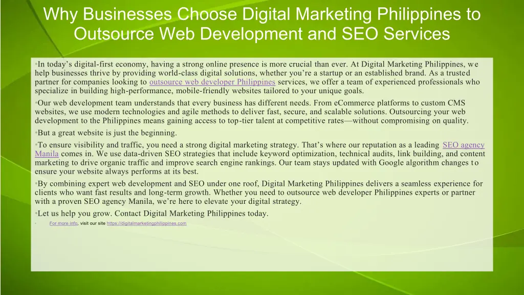 why businesses choose digital marketing
