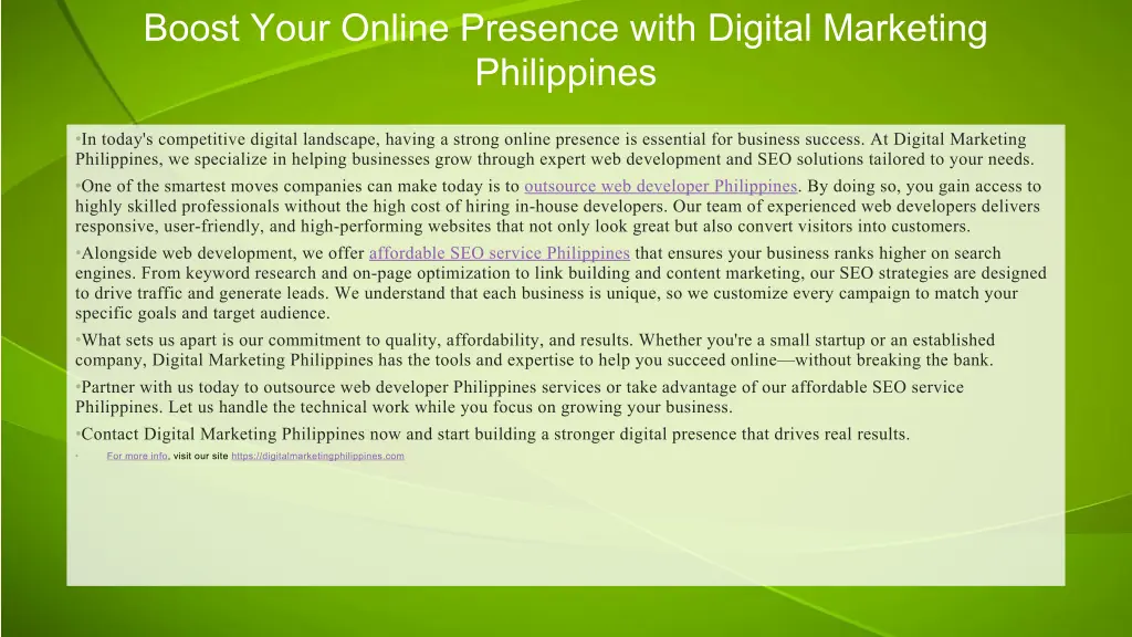 boost your online presence with digital marketing