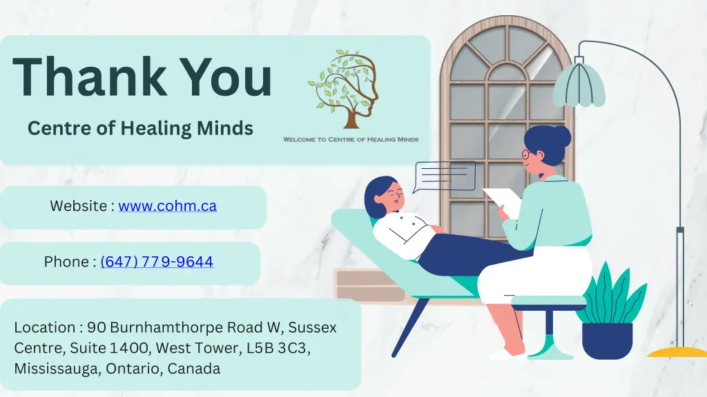 thank you centre of healing minds