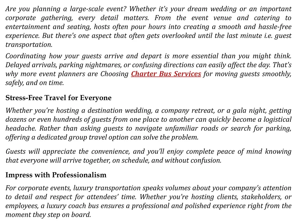 are you planning a large scale event whether