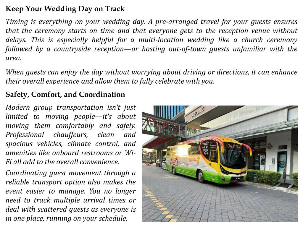 keep your wedding day on track timing