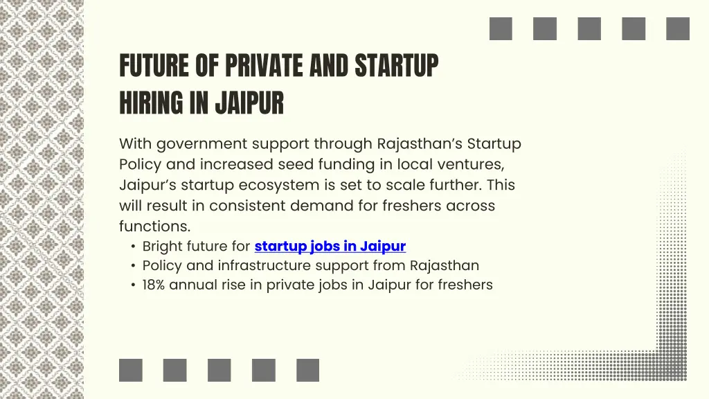 future of private and startup hiring in jaipur