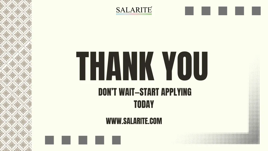 thank you don t wait start applying today