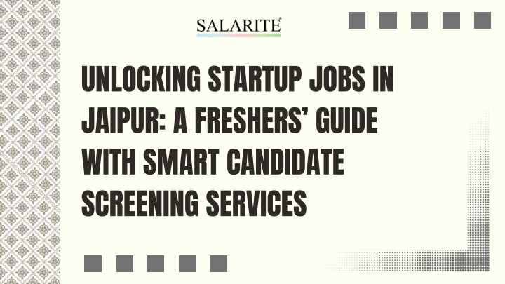 unlocking startup jobs in jaipur a freshers guide