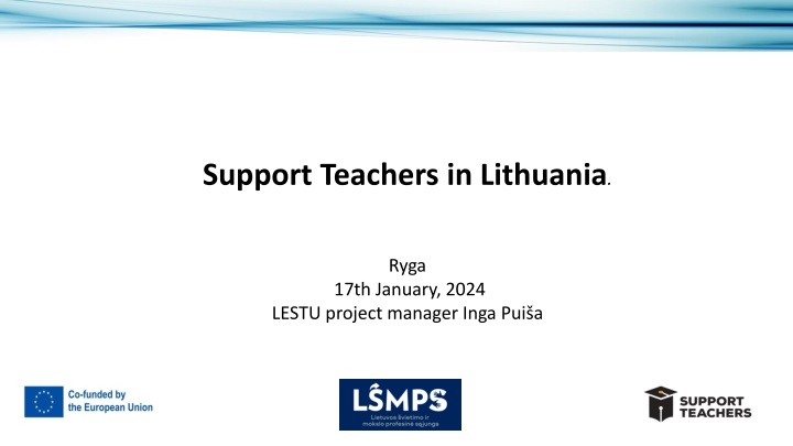 support teachers in lithuania