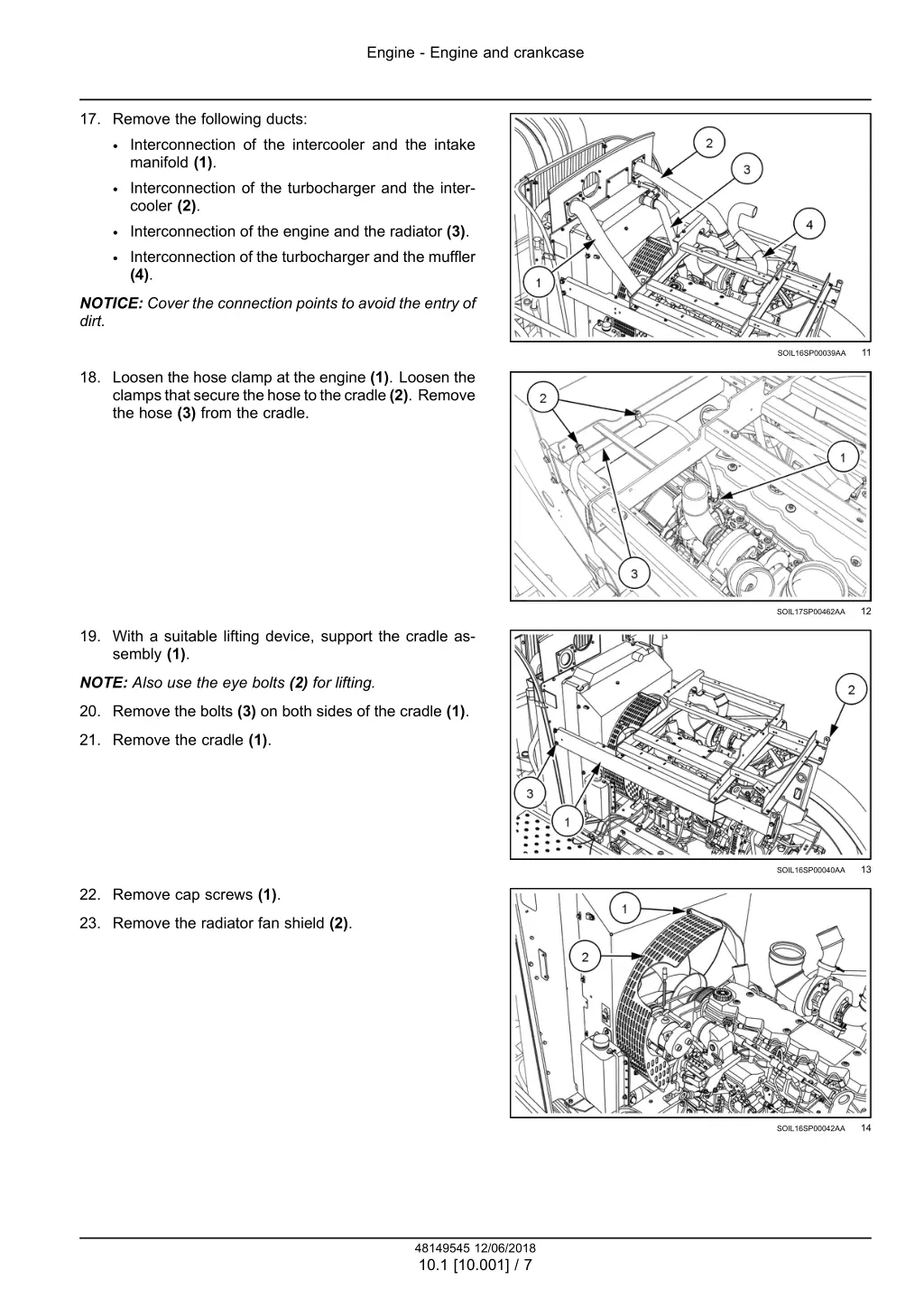 engine engine and crankcase 4