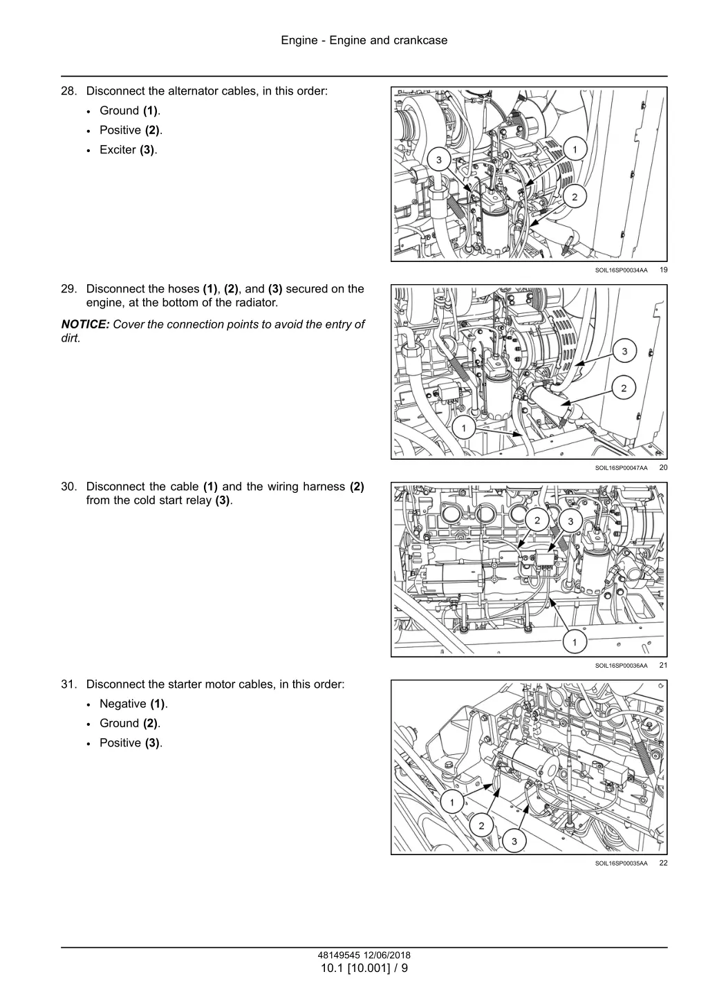 engine engine and crankcase 6