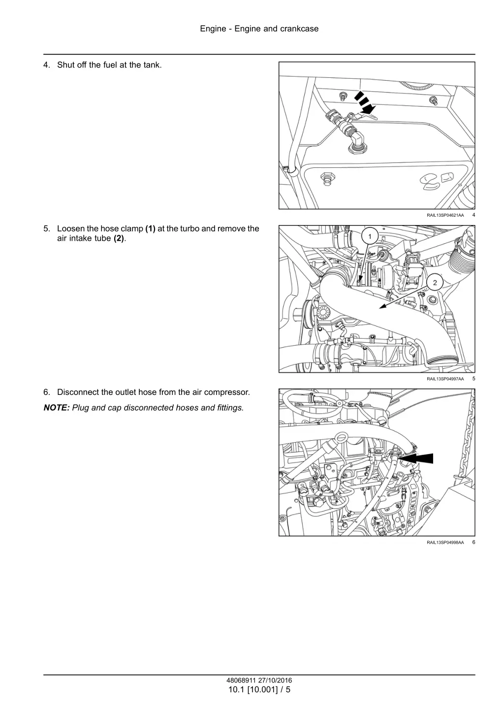 engine engine and crankcase 1