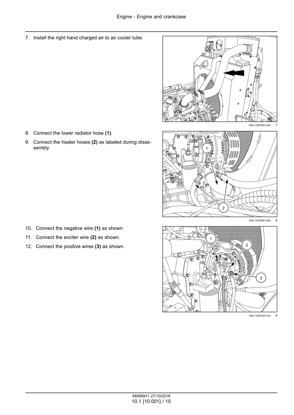 engine engine and crankcase 11