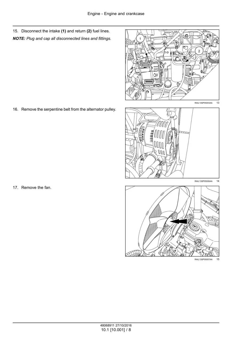 engine engine and crankcase 4