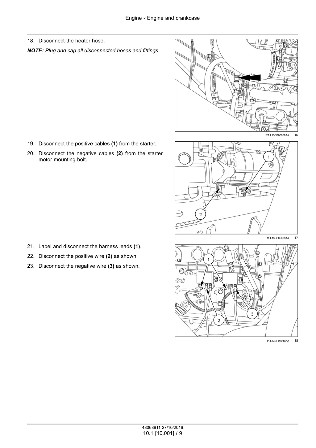 engine engine and crankcase 5