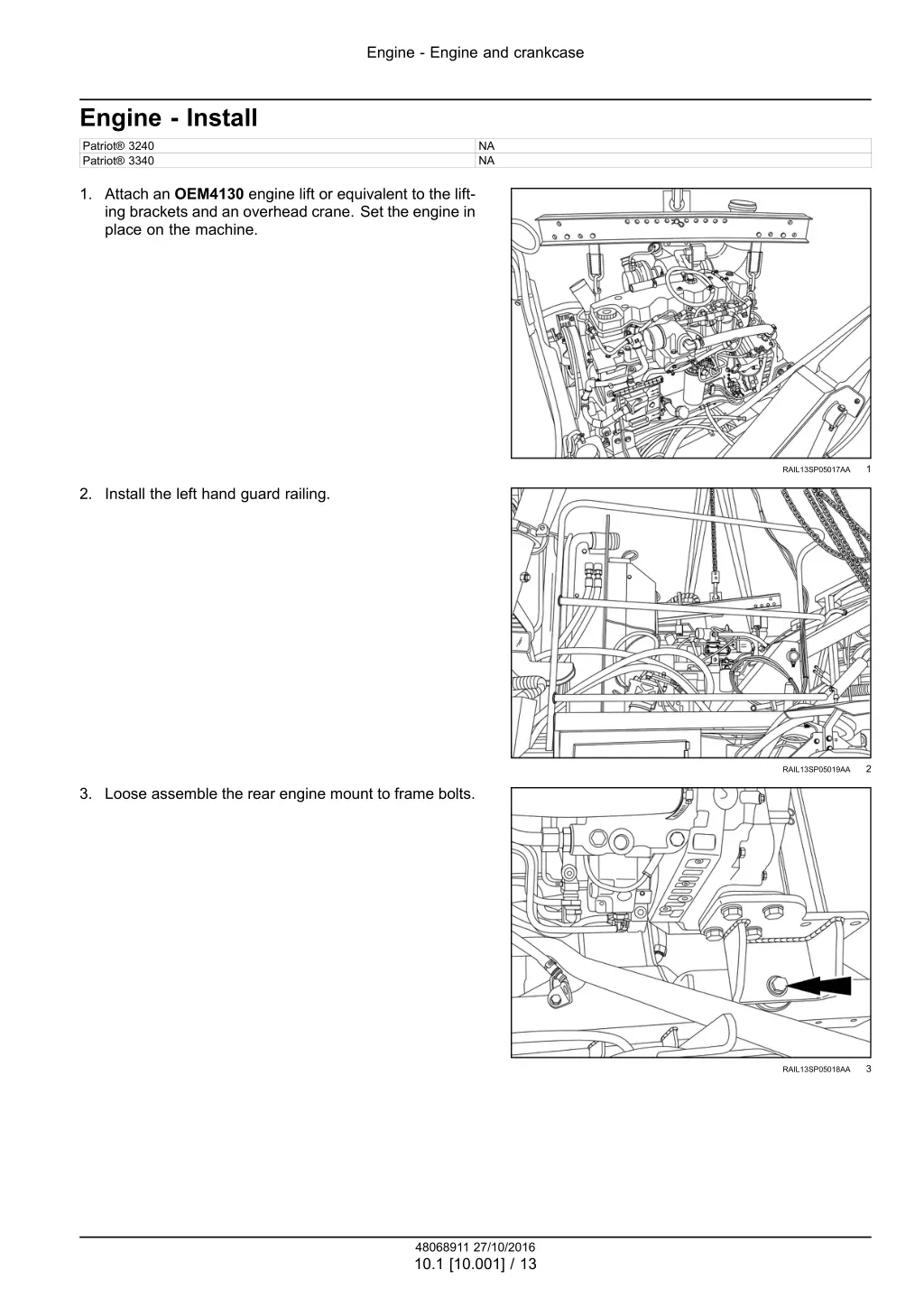 engine engine and crankcase 9