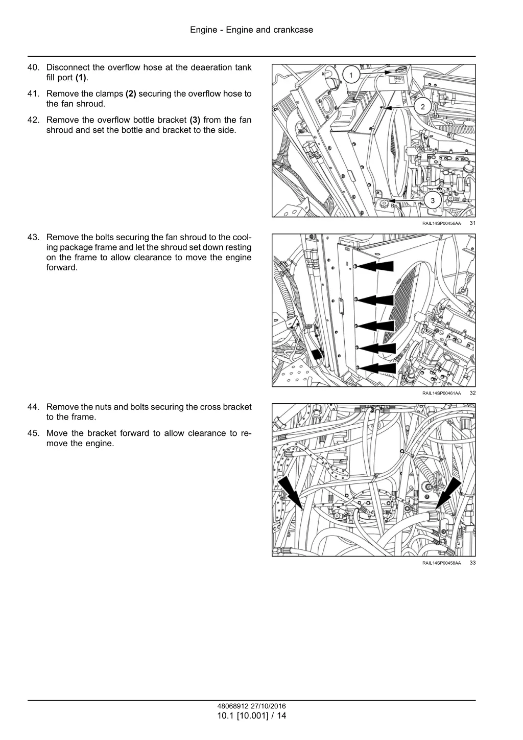 engine engine and crankcase 10