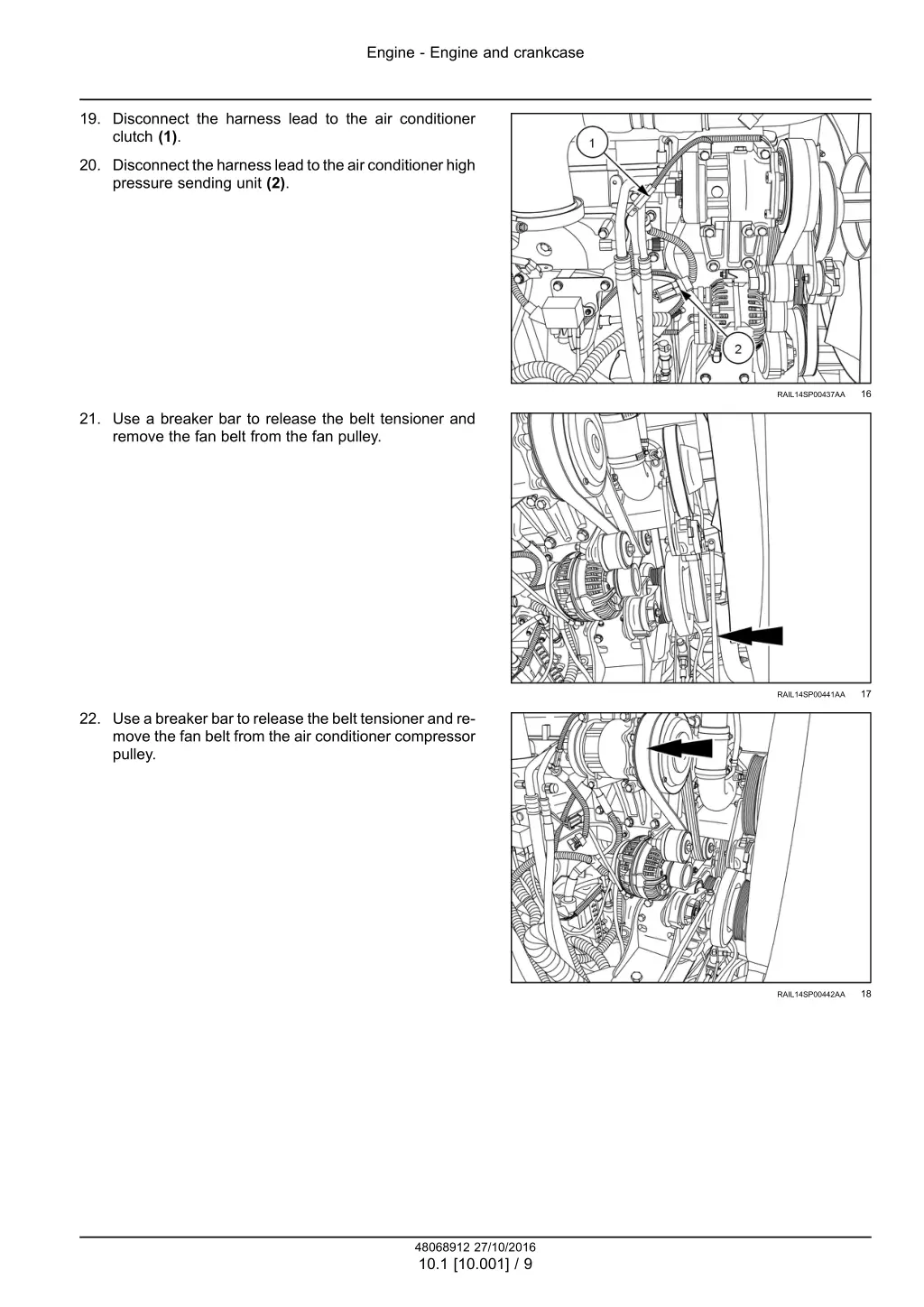 engine engine and crankcase 5