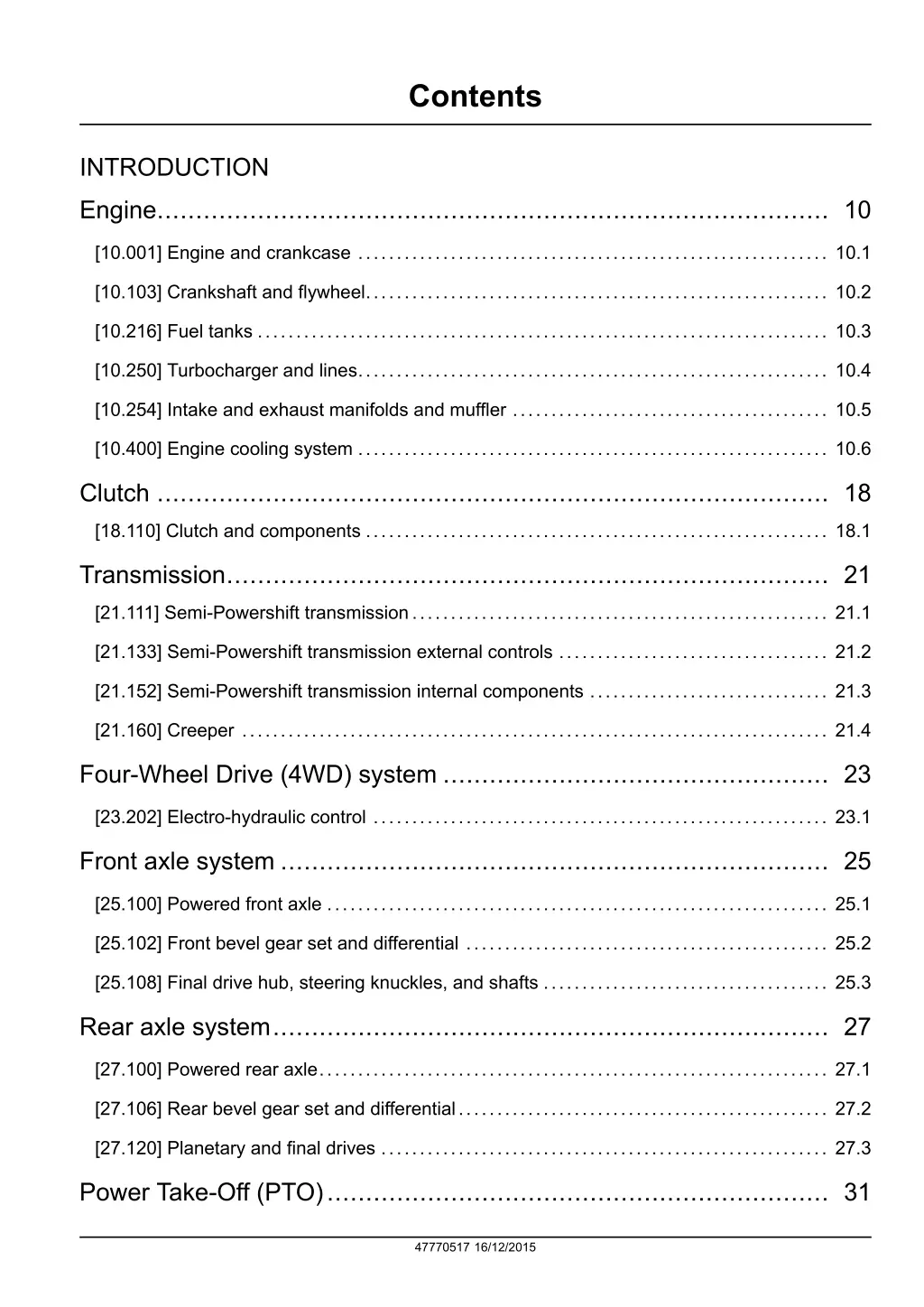 contents