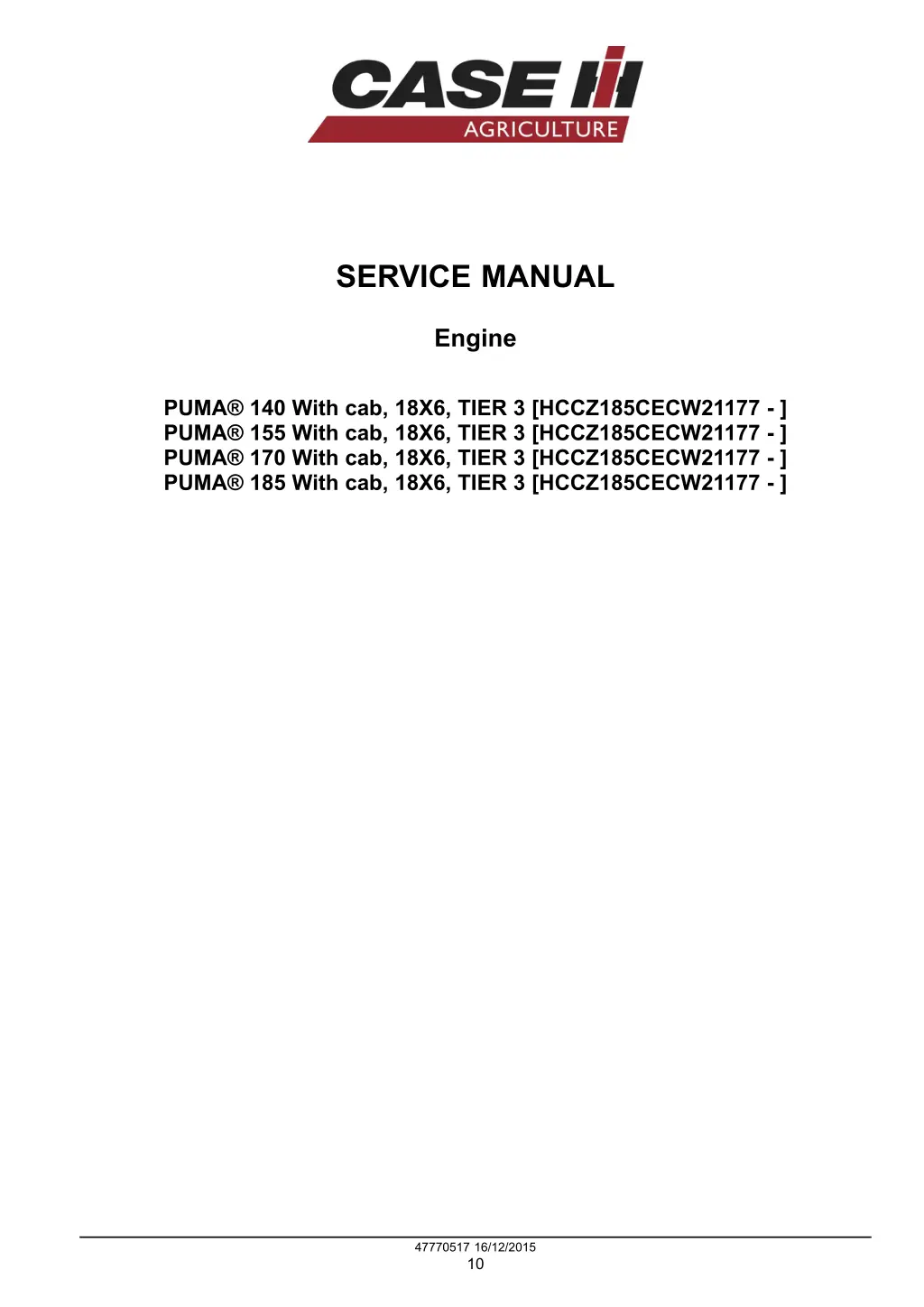 service manual 1