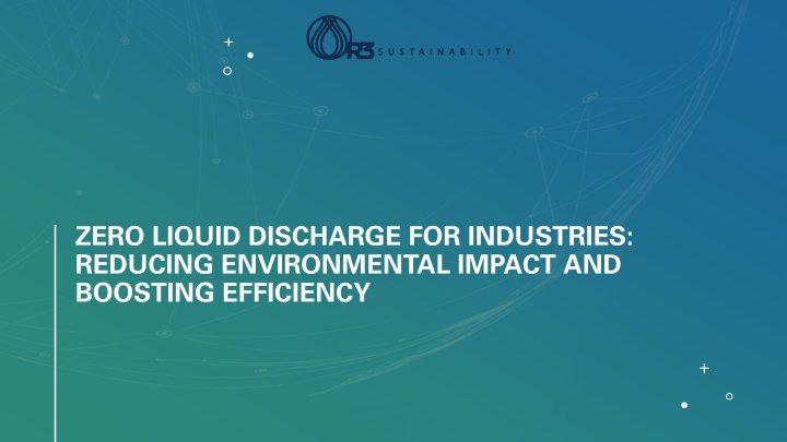 zero liquid discharge for industries reducing