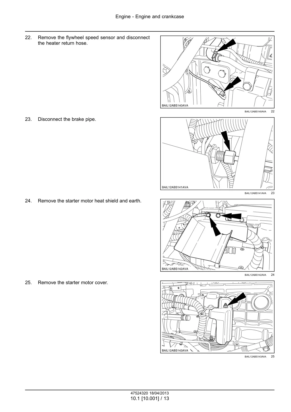 engine engine and crankcase 6