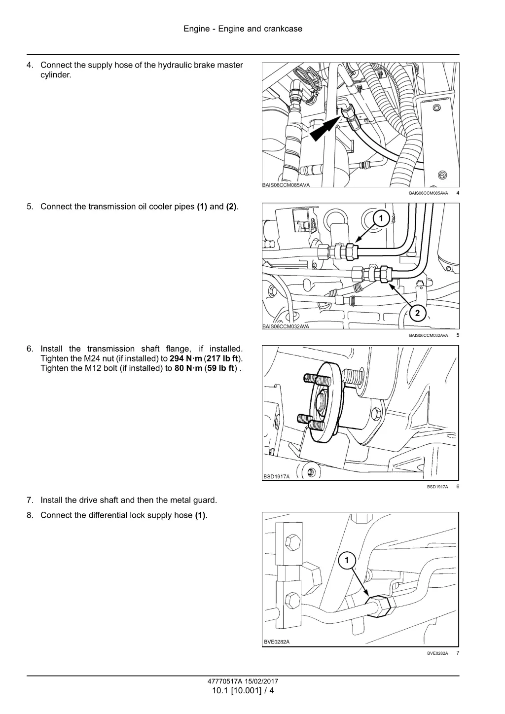 engine engine and crankcase 1