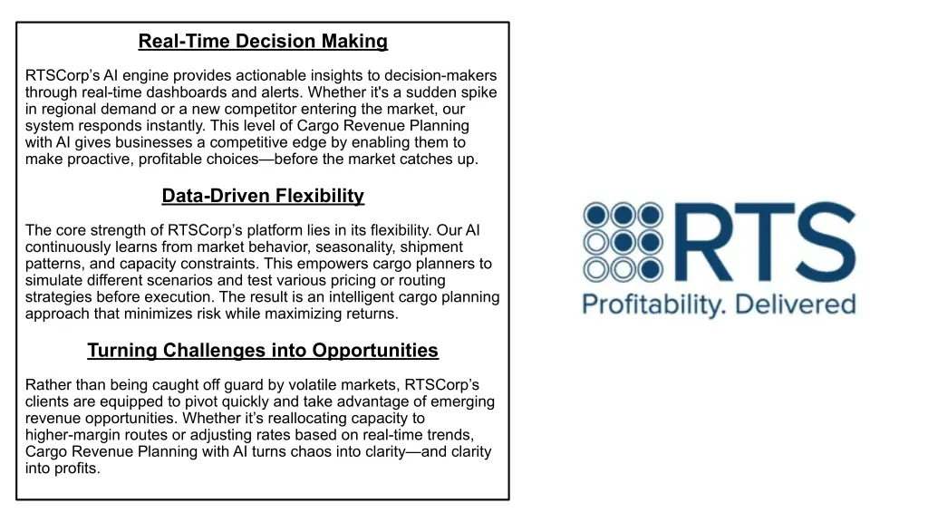 real time decision making
