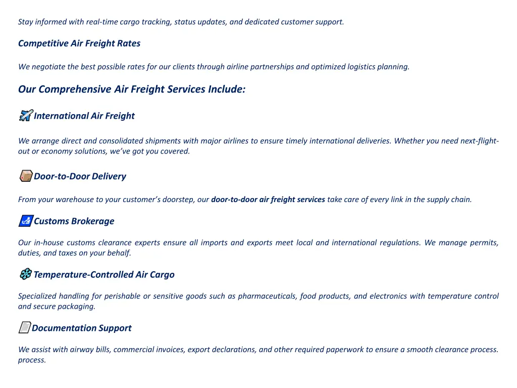 stay informed with real time cargo tracking