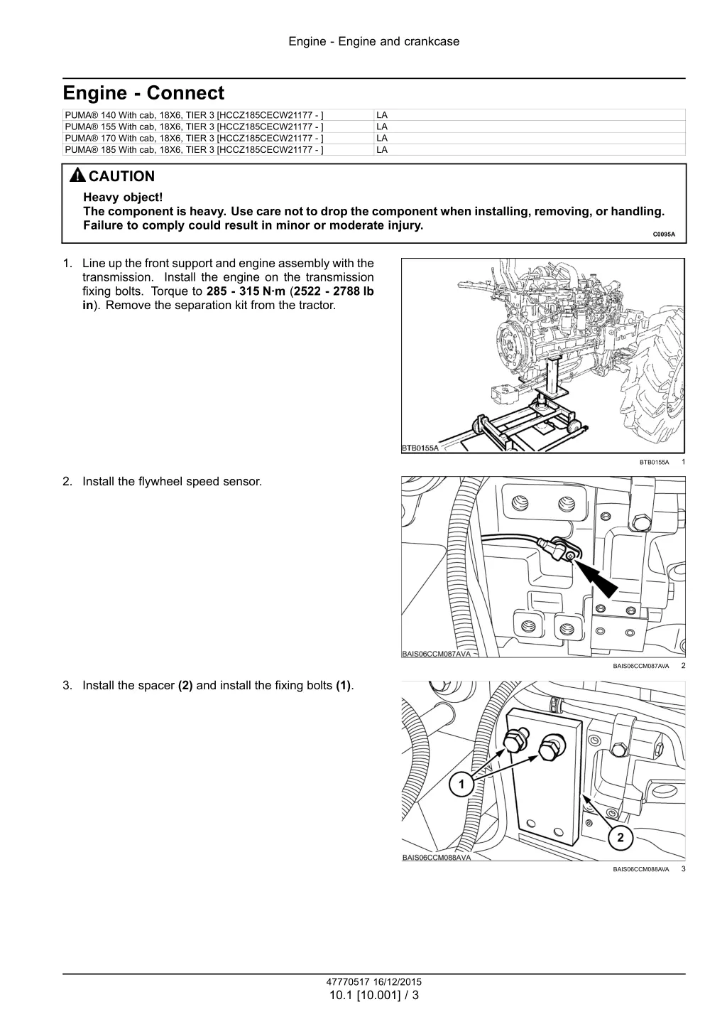 engine engine and crankcase