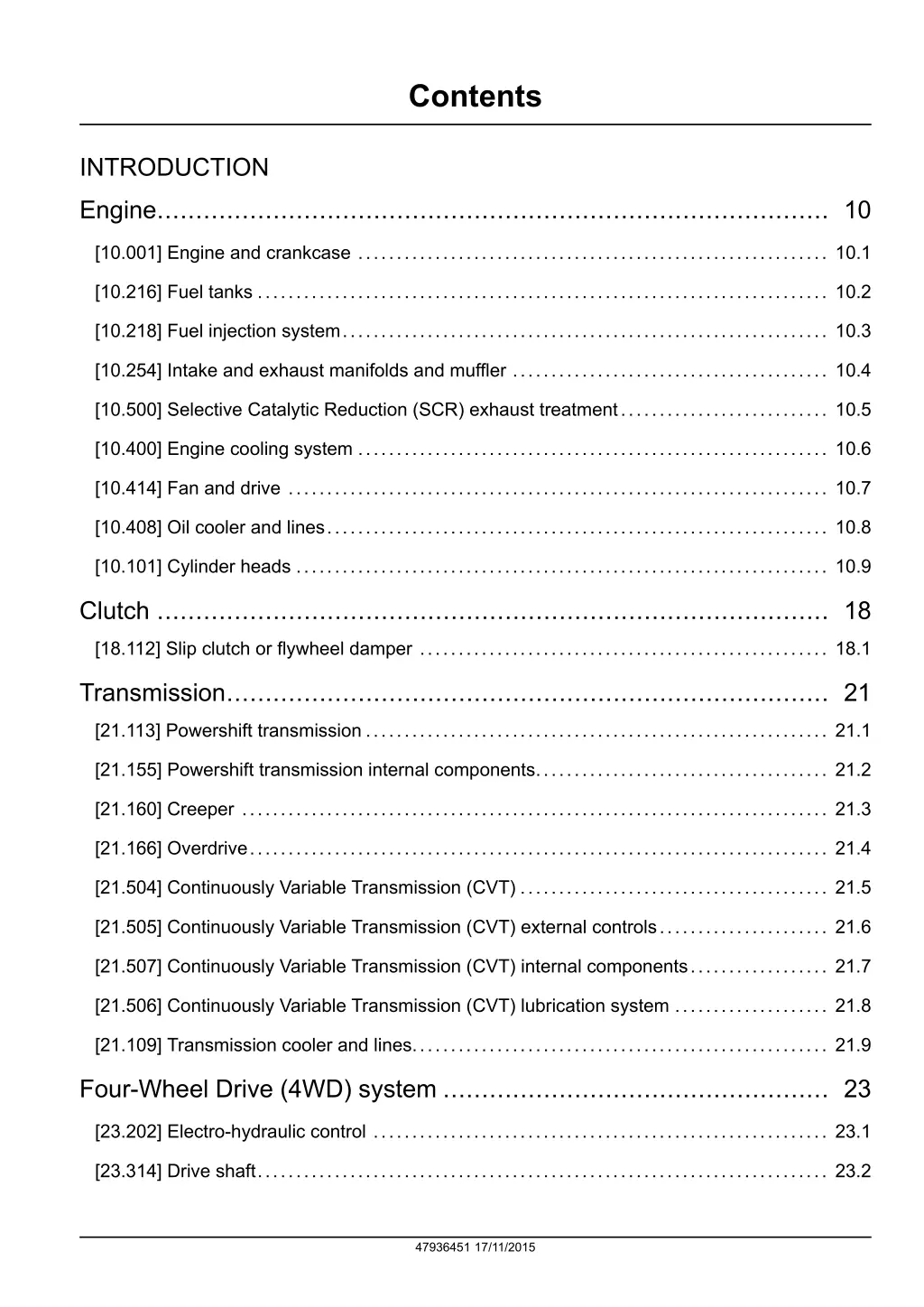 contents