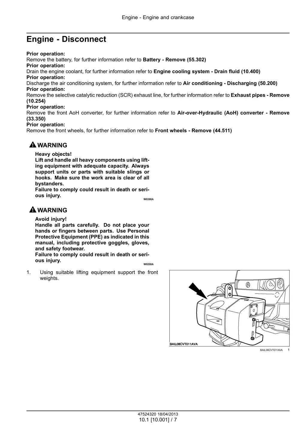 engine engine and crankcase
