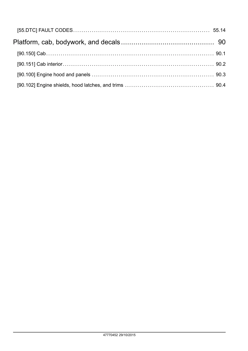 55 dtc fault codes 55 14