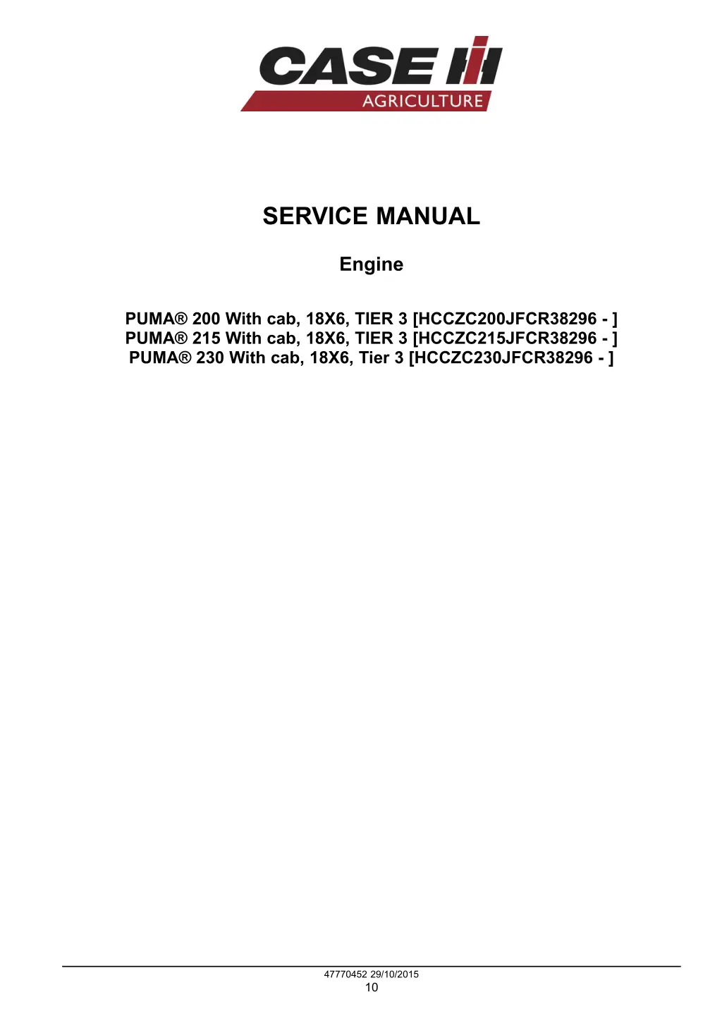 service manual 1