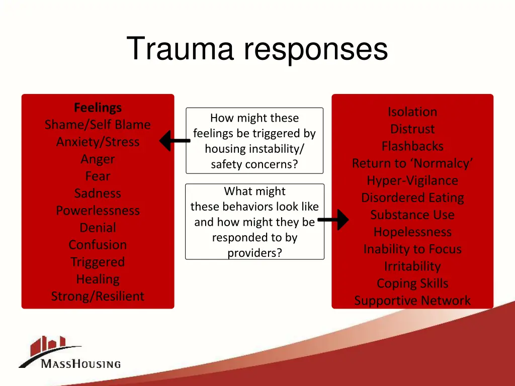 trauma responses