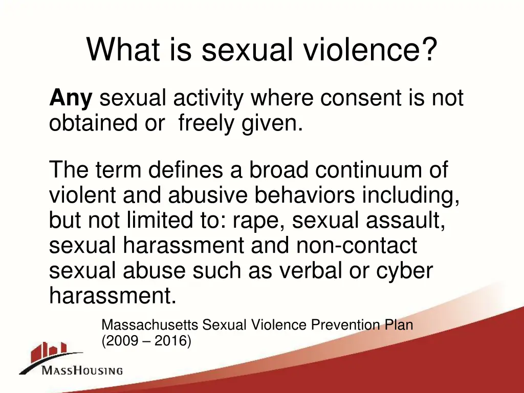 what is sexual violence