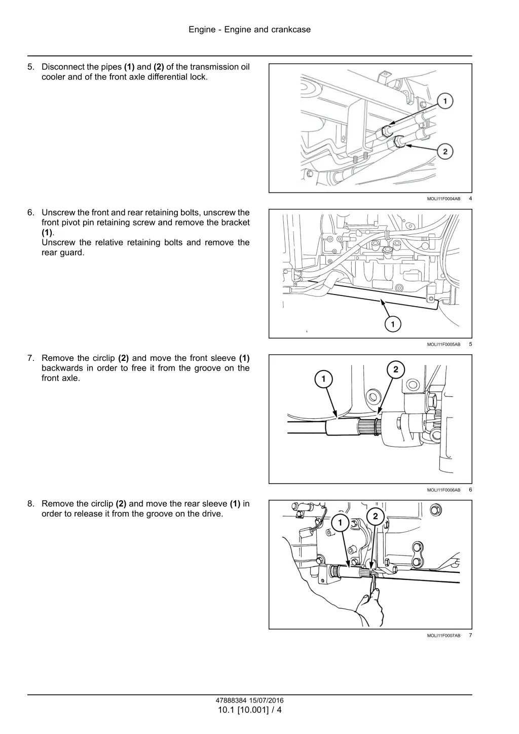 engine engine and crankcase 1