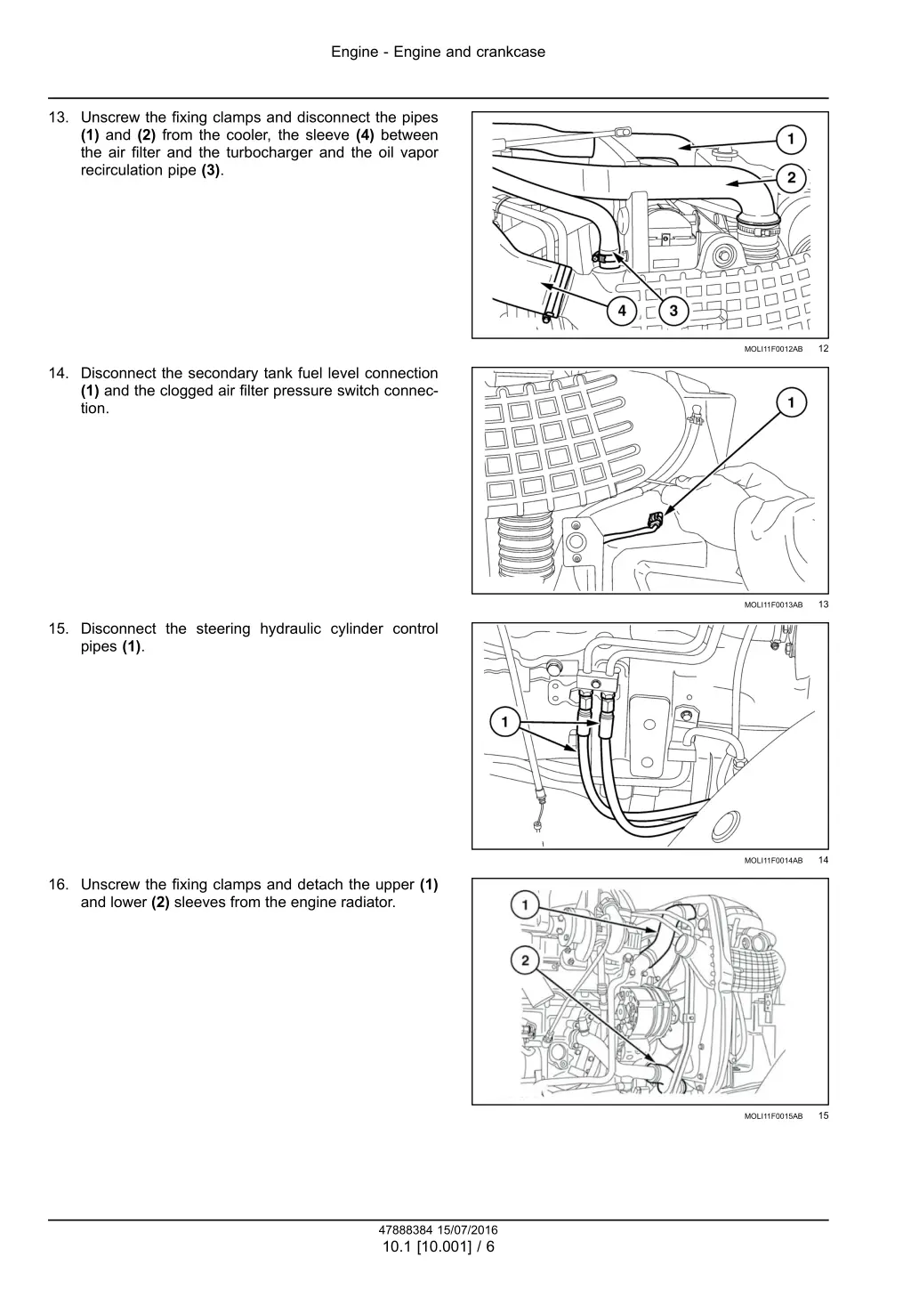 engine engine and crankcase 3