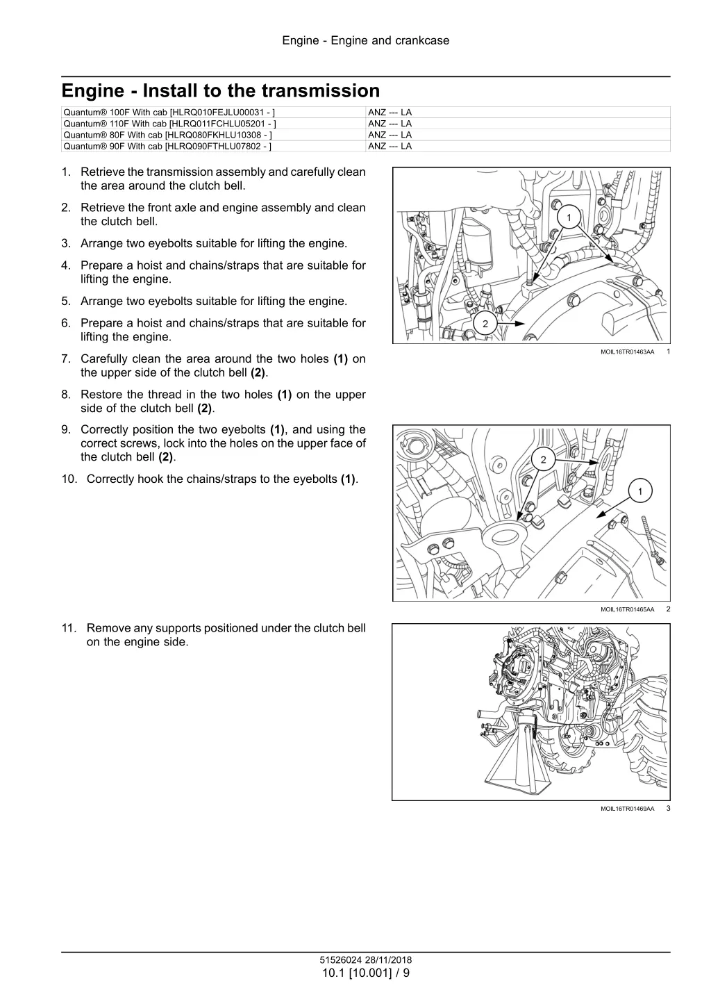 engine engine and crankcase 6