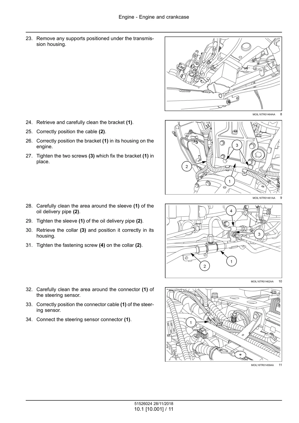 engine engine and crankcase 8