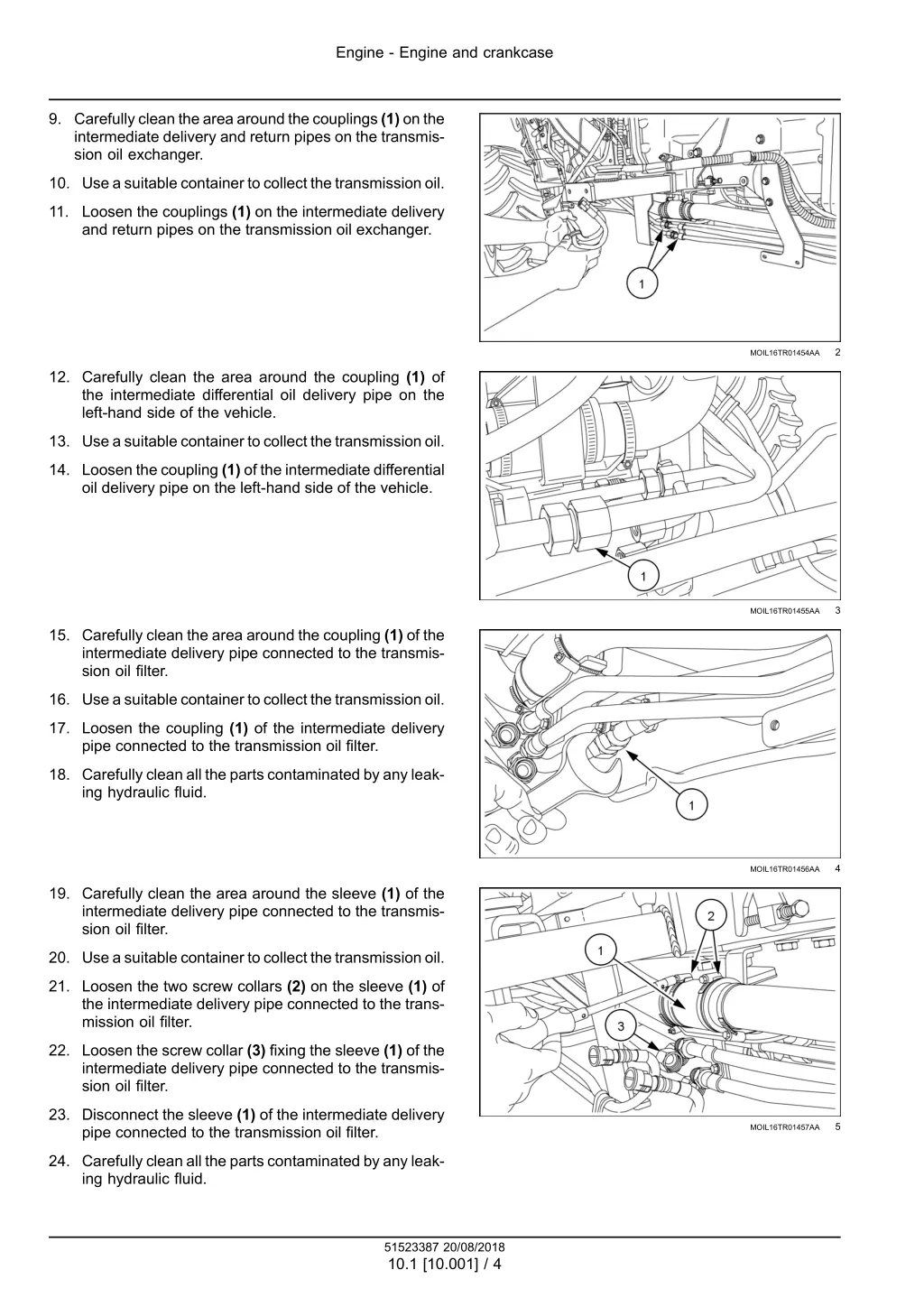 engine engine and crankcase 1