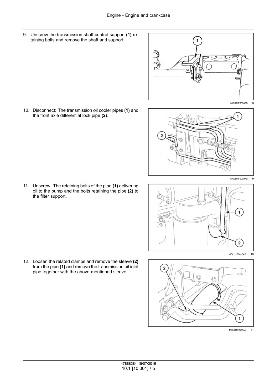engine engine and crankcase 2